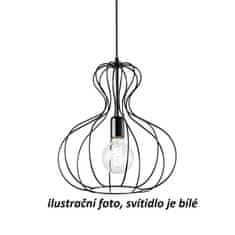 Ideal Lux Závesné svietidlo Ideal Lux Ampolla-1 SP1 bianco 194295 E27 1x60W 35cm biele