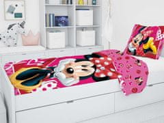 Jerry Fabrics Posteľné obliečky Minnie Mouse Hearts