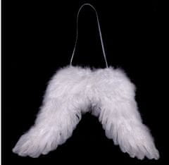 Autronic Anjelské krídla z peria , farba biela AK1907-WH