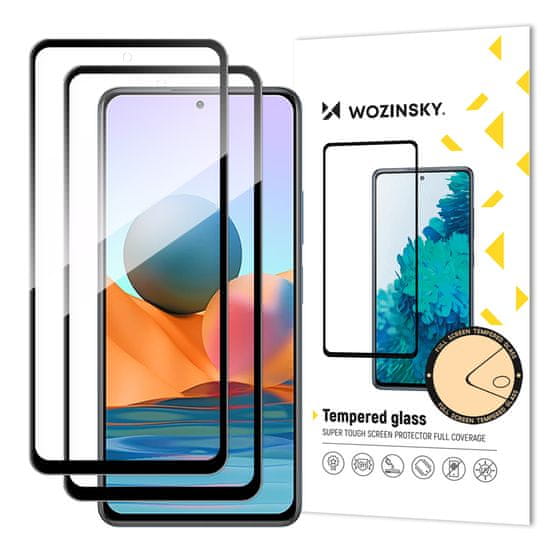 WOZINSKY Wozinsky ochranné tvrdené sklo pre Xiaomi Redmi Note 10 Pro - Čierna KP26503