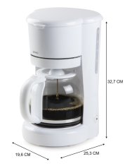 DOMO Prekvapkávací kávovar - biely - DO730K