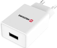 SWISSTEN Swissten Sieťový Adaptér Smart Ic 1X Usb 1A Power + Dátový Kábel Usb / Lightning 1,2 M Biely