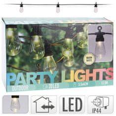 shumee Súprava LED párty osvetlenia ProGarden 20 lámp 4,5 V