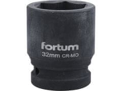 Fortum Hlavice nástrčné (4703032) hlavice nástrčná rázová, 3/4“, 32mm, L 54mm, CrMoV