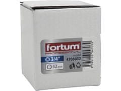 Fortum Hlavice nástrčné (4703032) hlavice nástrčná rázová, 3/4“, 32mm, L 54mm, CrMoV