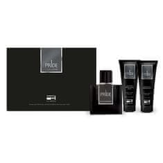 Pride Homme - EDP 100 ml + sprchový gel 100 ml + balzám po holení 100 ml