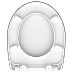 Petromila vidaXL SCHÜTTE WC sedadlo pomalé zatváranie lesklé MAGIC LIGHT Duroplast