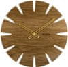 Vlaha Dubové hodiny so zlatými ručkami VCT1030, 45cm