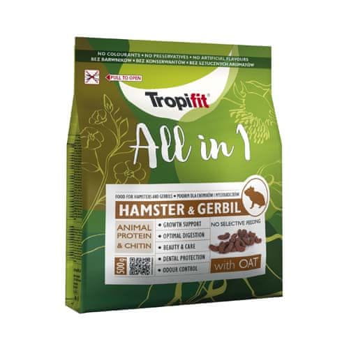 TROPIFIT ALL IN 1 Hamster & Gerbil 500g krmivo pre škrečky a pieskomily