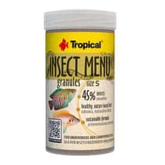 TROPICAL Insect Menu Granules Size S 100ml/54g krmivo pre ryby s vysokým obsahom hmyzu