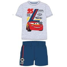 Eplusm Krátke bavlnené pyžamo DISNEY CARS / sivé 6 rokov (116cm)