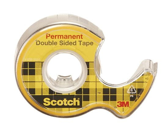 Scotch Lepiaca páska obojstranná 12 mm x 6,3 m číra s odvíjačom