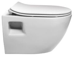 SAPHO , PAULA závesná WC misa, 35,5x50cm, biela, TP325