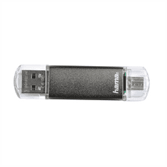 HAMA Flashdisk flashPen Laeta Twin 32 GB 10 MB/s, šedá