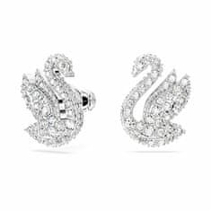 Swarovski Kôstkové náušnice Labuť Iconic Swan 5647873