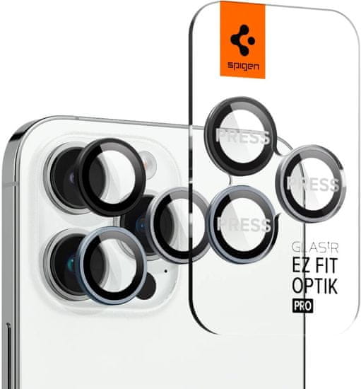 Spigen ochranné sklo EZ Fit Optik Pro pro Apple iPhone 14 Pro/iPhone 14 Pro Max, 2 ks
