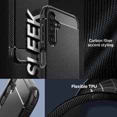 Spigen ochranný kryt Rugged Armor pro Samsung Galaxy A14 4G, čierna