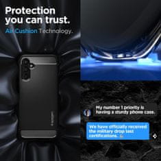 Spigen ochranný kryt Rugged Armor pro Samsung Galaxy A14 4G, čierna