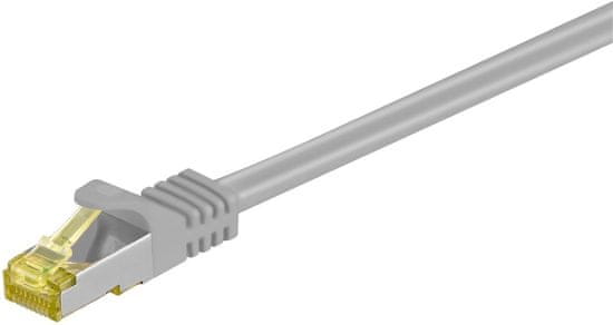 MICRONET MicroConnect patch kábel S/FTP, RJ45, Cat7, 5m, šedá