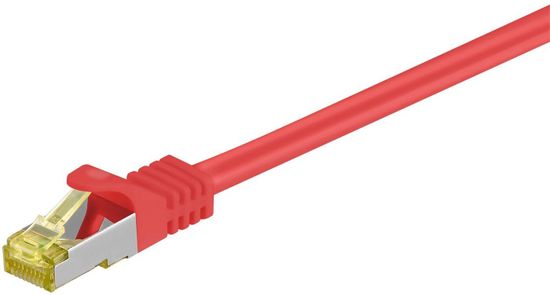 MICRONET MicroConnect patch kábel S/FTP, RJ45, Cat7, 10m, červená