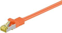 MICRONET MicroConnect patch kábel S/FTP, RJ45, Cat7, 1.5m, oranžová