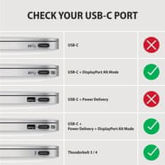 AXAGON RVC-HI2MC, USB-C -> HDMI 2.0a redukce / kábel 1,8m, 4K/60Hz HDR10