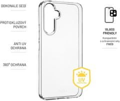 FIXED TPU gelové pouzdro Slim AntiUV pro Samsung Galaxy A54 5G, čirá