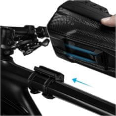 FIXED odnímatelné pouzdro mobilného telefonu na kolo Bikee Bag, čierna