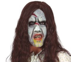 Guirca Karnevalová maska Regan (Vyháňač diabla) s vlasmi