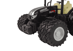 Lean-toys R/C traktor na diaľkové ovládanie čierny 2.4G kovový