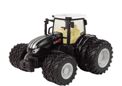 Lean-toys R/C traktor na diaľkové ovládanie čierny 2.4G kovový
