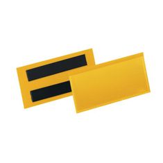 Durable Magnetické vrecko na dokumenty 100x38mm 50ks žlté