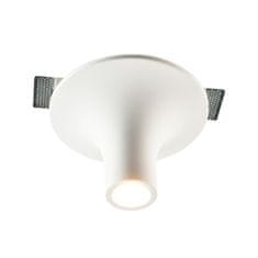 ACA ACA Lighting bodové svietidlo stropné 1XGU10 sadrové bezrámčekové D23XH15CM AVA G1018S