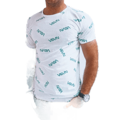 Dstreet Pánske tričko s potlačou BELA biele rx5268 XXL