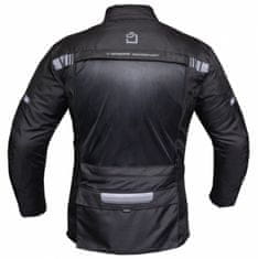 Bunda moto DEGEND ADVENTURE 4 SEASON textilní černá XXXL