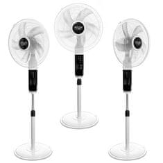 Adler Stojanový ventilátor 40 cm / 16" LED s diaľkovým ovládaním