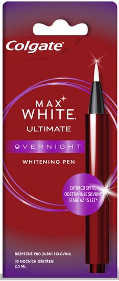 Colgate Max White Overnight bieliace pero 2,5 ml