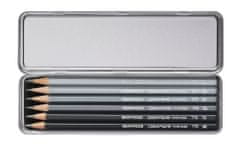 Caran´d Ache Umelecká sada grafitových ceruziek "Graphite Line", 6 ks (9B,7B, 5B, 3B, HB, 2H), CARAN D'ACHE 775.306
