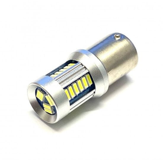 AUTOLAMP LED 12V-24V (P21W) Ba15s číra 30xSMD