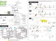 Metal Earth 3D puzzle P-47 Thunderbolt