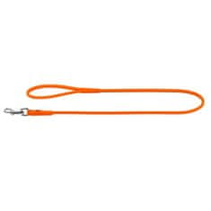 WAUDOG Okrúhle kožené vodítko oranžovej farby 183cm 4 mm oranžová