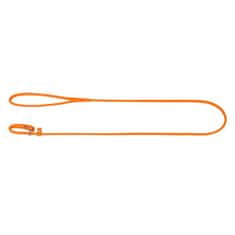 WAUDOG Okrúhle kožené škrtiace vodítko oranžové 135cm 4 mm oranžová