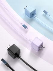 Mcdodo Kábel USB-C, hranatý, výkonný, superrýchly, Mcdodo, 100 W, 1,8 m, modrý CA-3425