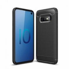 FORCELL Obal / kryt na Samsung Galaxy S10e čierny - Forcell CARBON