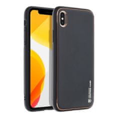 FORCELL Obal / kryt pre Apple iPhone X čierne - Forcell LEATHER