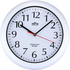 MPM QUALITY Nástenné hodiny, 2535.00 - biela, 30cm