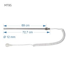 Mereo Vykurovacia tyč 700W MT95 - Mereo