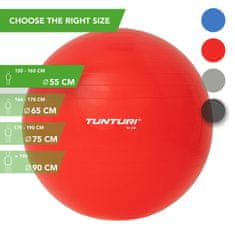 Tunturi Gymnastická lopta 90 cm červená