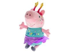 Mikro Trading PEPPA PIG Happy Party 31 cm plyš s čelenkou