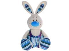 Mikro Trading Plyšový králik 20 cm sediaci v nohaviciach/sukni